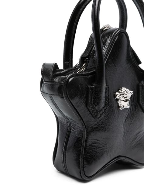 la medusa leather shoulder bag.